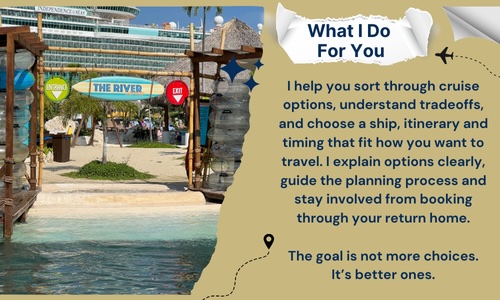 Provide personalized travel services that best fit our client‘s needs, while working to ensure every detail is meticulously planned and executed in order to create unforgettable travel experiences. (500 x 300 px) - What I Do For You