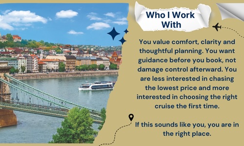 Provide personalized travel services that best fit our client‘s needs, while working to ensure every detail is meticulously planned and executed in order to create unforgettable travel experiences. (500 x 300 px) - Who I Work With
